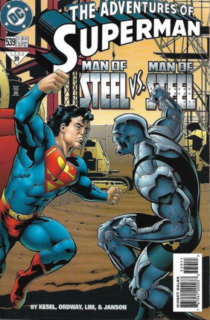 The Adventures of Superman Dopplegangster |  Issue#539A | Year:1996 | Series: Superman | Pub: DC Comics | Direct Edition