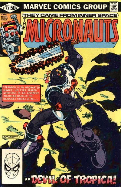 Micronauts, Vol. 1 Tropica |  Issue#33A | Year:1981 | Series: Micronauts | Pub: Marvel Comics | Direct Edition