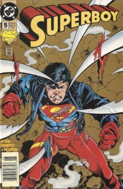 Superboy, Vol. 3 Live by the Sword... ...Die by the Sword! |  Issue#5B | Year:1994 | Series: Superboy | Pub: DC Comics | Newsstand Edition