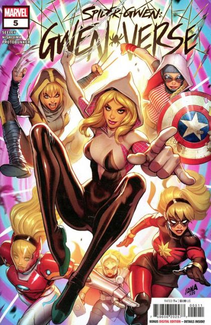 Spider-Gwen: Gwenverse  |  Issue#5A | Year:2022 | Series:  | Pub: Marvel Comics | Regular David Nakayama Cover