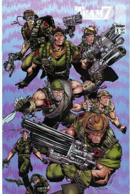 Team 7 Gone Animal |  Issue#1C | Year:1994 | Series: Team 7 | Pub: Image Comics | Whilce Portacio Variant Cover