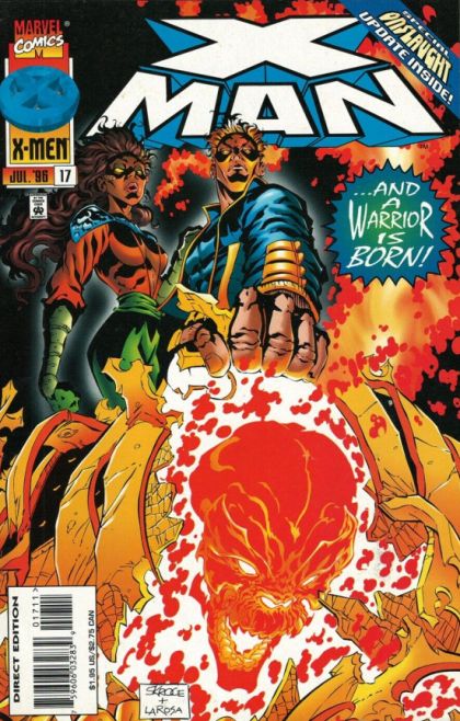 X-Man Onslaught - One Step Forward |  Issue#17A | Year:1996 | Series: X-Men | Pub: Marvel Comics | Direct Edition