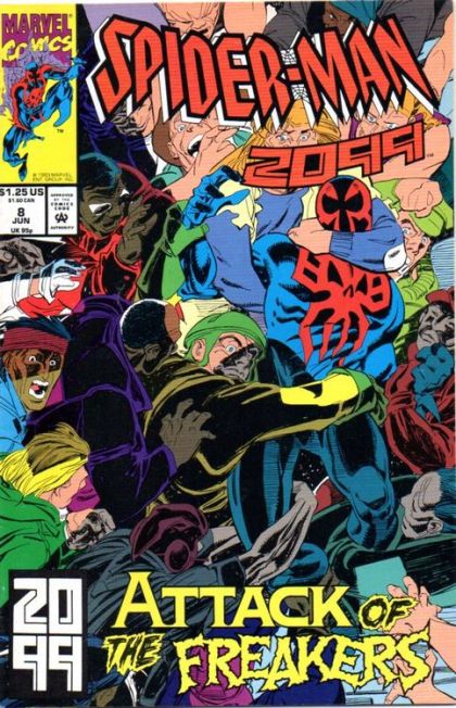 Spider-Man 2099, Vol. 1 Flight Of Fancy |  Issue#8A | Year:1993 | Series:  | Pub: Marvel Comics | Direct Edition