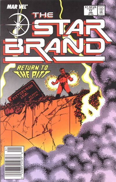 Star Brand "The Big Fix" |  Issue#17 | Year:1989 | Series: New Universe | Pub: Marvel Comics |