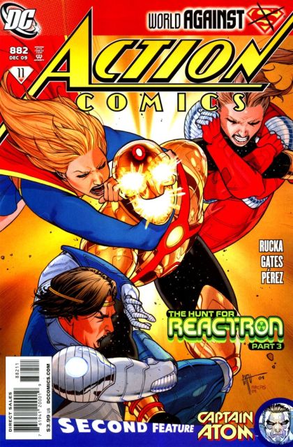Action Comics, Vol. 1 World Against S - The Hunt For Reactron, Part 3 / Captain Atom, Chapter 4 |  Issue#882A | Year:2009 | Series:  | Pub: DC Comics | Direct Edition