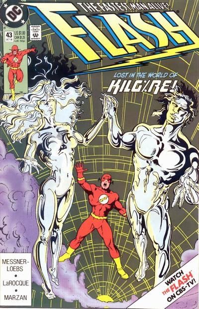 Flash, Vol. 2 The Trouble With Kilg%re |  Issue#43A | Year:1990 | Series: Flash | Pub: DC Comics |