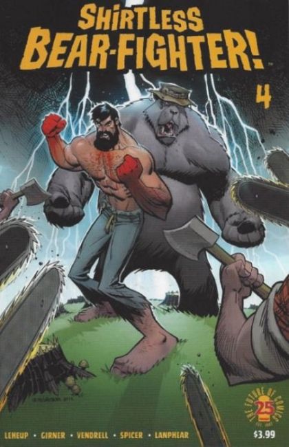 Shirtless Bear-Fighter! Part 4: Trees Falling in the Woods |  Issue#4A | Year:2017 | Series:  | Pub: Image Comics | Regular Andrew Robinson Cover