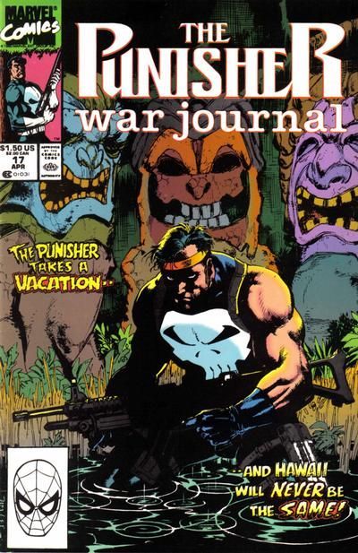 Punisher War Journal, Vol. 1 Tropical Trouble |  Issue#17A | Year:1990 | Series: Punisher | Pub: Marvel Comics | Direct Edition