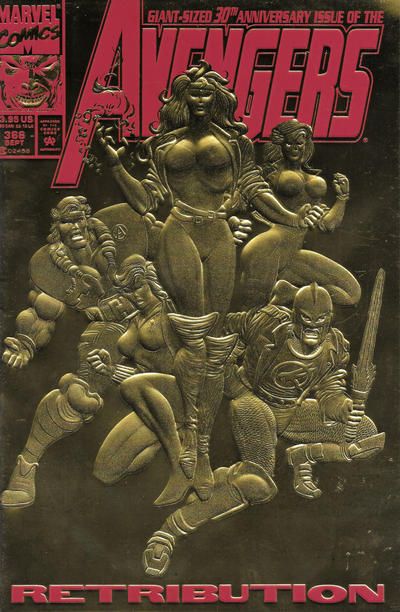 (Gold Foil) The Avengers, Vol. 1 The First Rule!; Swordplay |  Issue