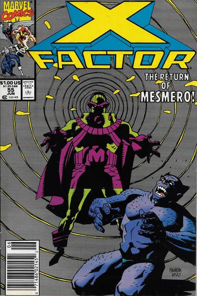 X-Factor, Vol. 1 Desperately Seeking Vera |  Issue#55B | Year:1990 | Series: X-Factor | Pub: Marvel Comics | Newsstand Edition