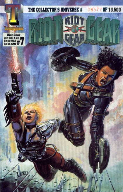 Riot Gear  |  Issue#7 | Year:1993 | Series:  | Pub: Triumphant Comics | Numbered to 13,500