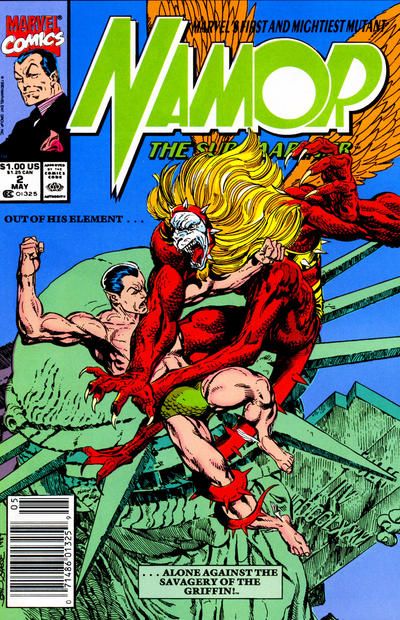 Namor, the Sub-Mariner Eagle's Wing And Lion's Claw |  Issue#2B | Year:1990 | Series: Sub-Mariner | Pub: Marvel Comics | Newsstand Edition