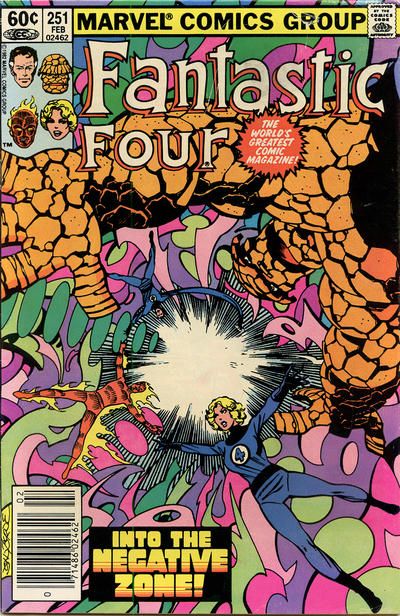 Fantastic Four, Vol. 1 Into The Negative Zone! |  Issue#251B | Year:1983 | Series: Fantastic Four | Pub: Marvel Comics | Newsstand Edition