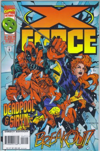 X-Force, Vol. 1 Breakout |  Issue#47A | Year:1995 | Series: X-Force | Pub: Marvel Comics |