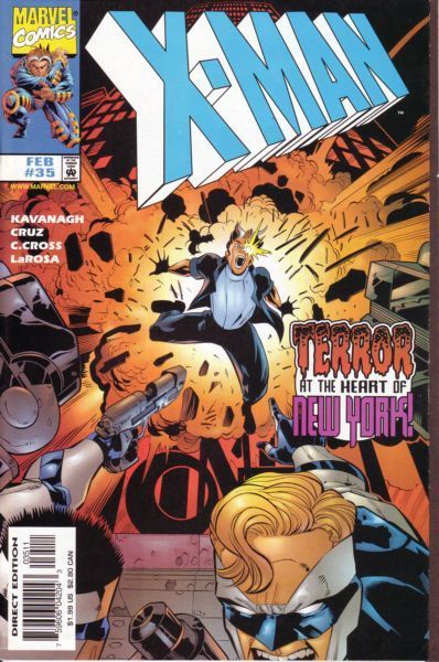 X-Man Messiah Complex, Part 2 |  Issue#35A | Year:1997 | Series: X-Men | Pub: Marvel Comics | Direct Edition