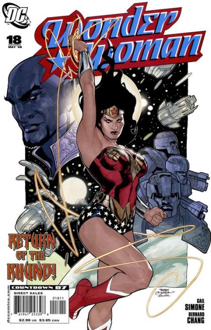 Wonder Woman, Vol. 3 Ex Patriate, Part 1: That Wears The Crown |  Issue#18 | Year:2008 | Series: Wonder Woman | Pub: DC Comics | Bernard Chang Regular