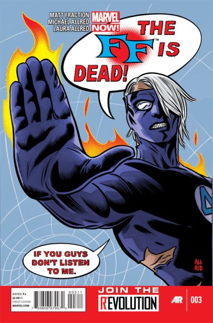 FF, Vol. 2 Old John Storm |  Issue#3A | Year:2013 | Series: Fantastic Four | Pub: Marvel Comics | Michael Allred Regular Cover
