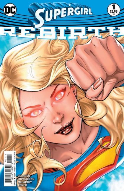 Supergirl Rebirth  |  Issue#1A | Year:2016 | Series:  | Pub: DC Comics | Regular Emanuela Lupacchino Cover