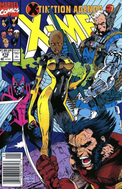 Uncanny X-Men, Vol. 1 X-Tinction Agenda - Part 7: Capital Crimes |  Issue#272B | Year:1990 | Series: X-Men | Pub: Marvel Comics | Newsstand Edition