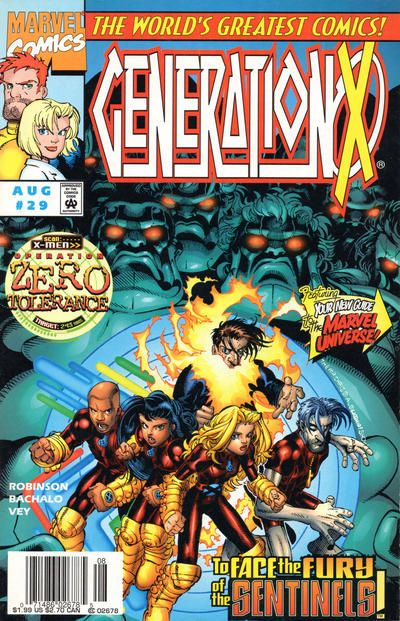 Generation X, Vol. 1 Operation: Zero Tolerance - No Surrender |  Issue#29B | Year:1997 | Series: Generation X | Pub: Marvel Comics | Newsstand Edition