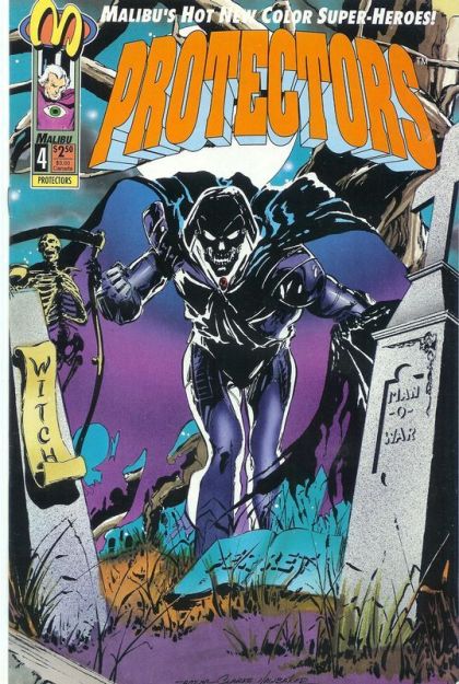 Protectors (Malibu) Before The Storm |  Issue#4A | Year:1992 | Series: Protectors | Pub: Malibu Comics | Direct Edition