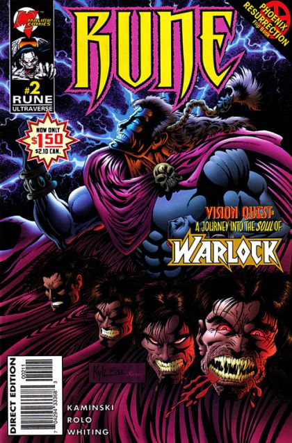 Rune, Vol. 2  |  Issue#2 | Year:1995 | Series: Rune | Pub: Malibu Comics |