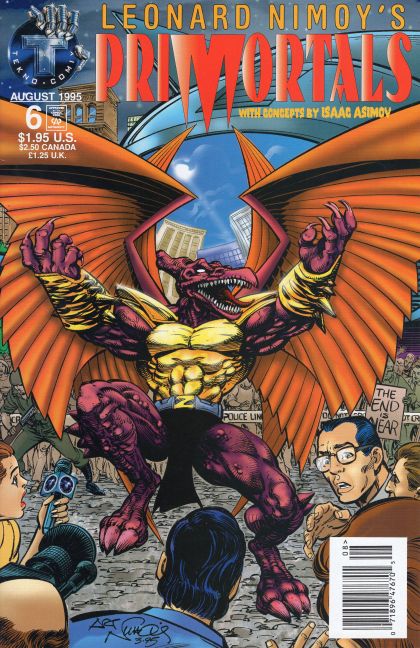 Leonard Nimoy's Primortals, Vol. 1 Day of Descent |  Issue#6B | Year:1995 | Series:  | Pub: Tekno Comix | Newsstand Edition