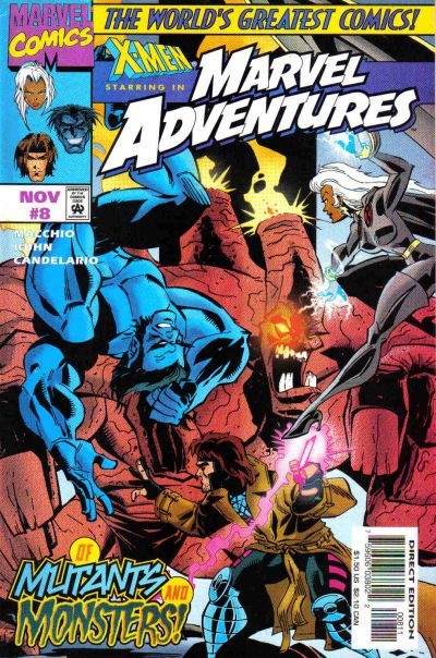Marvel Adventures Featuring the X-Men |  Issue#8A | Year:1997 | Series:  | Pub: Marvel Comics | Direct Edition