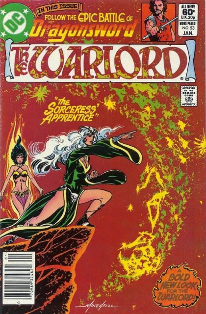 Warlord, Vol. 1 The Sorceress' Apprentice / Dragonsword |  Issue#53B | Year:1982 | Series: Warlord | Pub: DC Comics | Newsstand Edition