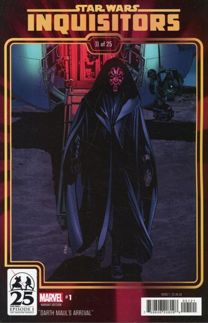 Star Wars: Inquisitors Tensu Run Must Die |  Issue#1B | Year:2024 | Series: Star Wars | Pub: Marvel Comics | Chris Sprouse Phantom Menace 25th Anniversary Variant