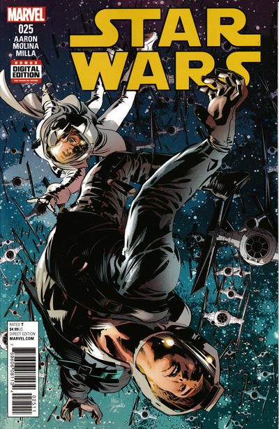 Star Wars, Vol. 2 (Marvel) The Last Flight of the Harbinger |  Issue#25A | Year:2016 | Series: Star Wars | Pub: Marvel Comics | Mike Deodato Jr. Regular