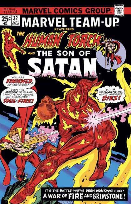 Marvel Team-Up, Vol. 1 All the Fires in Hell...! |  Issue#32A | Year:1975 | Series: Marvel Team-Up | Pub: Marvel Comics | Regular Edition