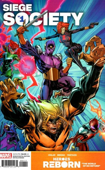 Heroes Reborn: Siege Society  |  Issue#1A | Year:2021 | Series:  | Pub: Marvel Comics | Regular Ken Lashley Cover