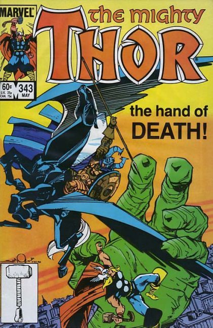 Thor, Vol. 1 If I Should Die Before I Wake...! |  Issue#343A | Year:1984 | Series: Thor | Pub: Marvel Comics | Direct Edition