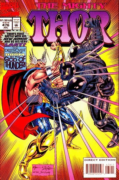 Thor, Vol. 1 Whom the Destroyer Would Destroy... |  Issue#476A | Year:1994 | Series: Thor | Pub: Marvel Comics | Direct Edition