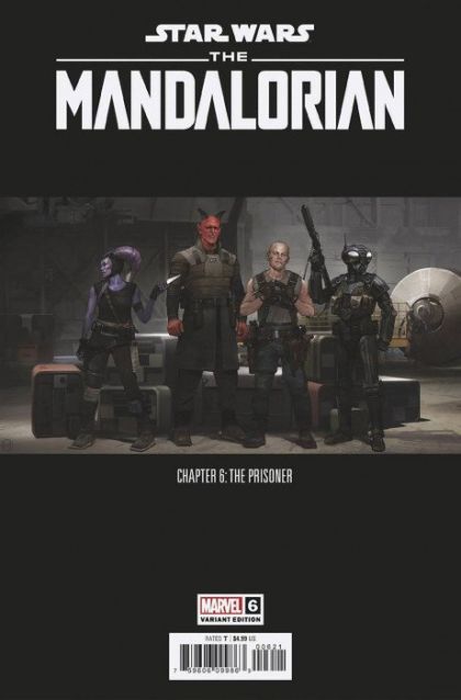 Star Wars: The Mandalorian, Vol. 1 Chapter 6 |  Issue#6B | Year:2022 | Series: Star Wars | Pub: Marvel Comics | Concept Art Variant