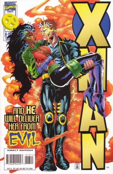 X-Man The Hunted Below |  Issue#13A | Year:1996 | Series: X-Men | Pub: Marvel Comics | Direct Edition