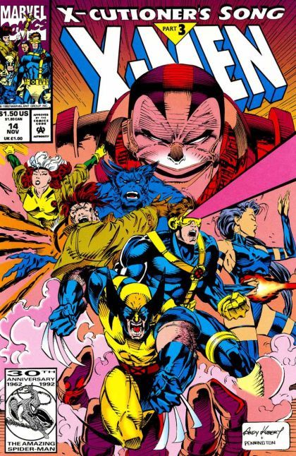 X-Men, Vol. 1 X-Cutioner's Song - Part 3: Fingers On The Trigger |  Issue#14A | Year:1992 | Series: X-Men | Pub: Marvel Comics | Direct Edition