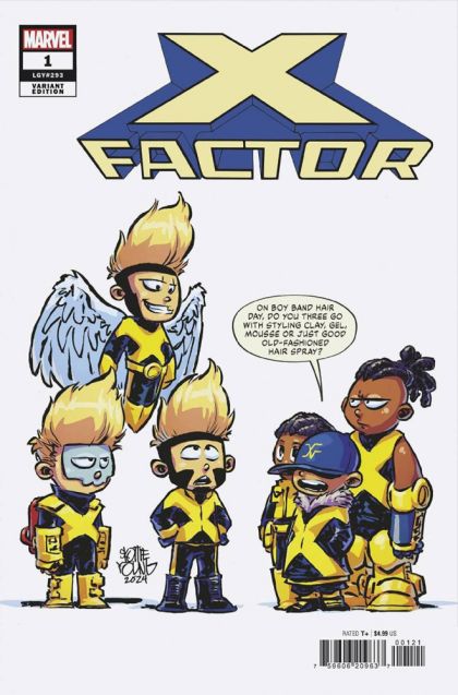 X-Factor, Vol. 5 Red Carpet |  Issue#1B | Year:2024 | Series:  | Pub: Marvel Comics | Skottie Young Variant