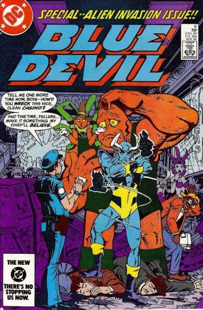 Blue Devil Night On The Town / Driving Force |  Issue#6A | Year:1984 | Series:  | Pub: DC Comics | Direct Edition