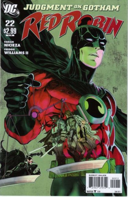 Red Robin Judgment on Gotham, Part Two: A Soul in Slience |  Issue#22A | Year:2011 | Series: Robin | Pub: DC Comics | Direct Edition