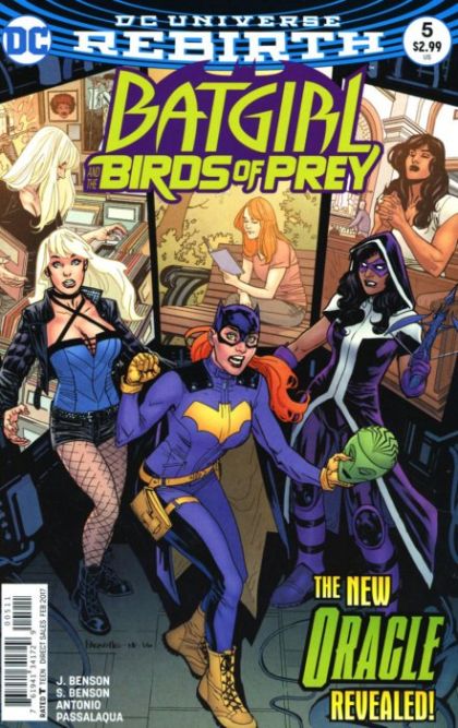 Batgirl And The Birds Of Prey Who Is Oracle?, Into the Light |  Issue#5A | Year:2016 | Series:  | Pub: DC Comics | Regular Yanick Paquette Cover