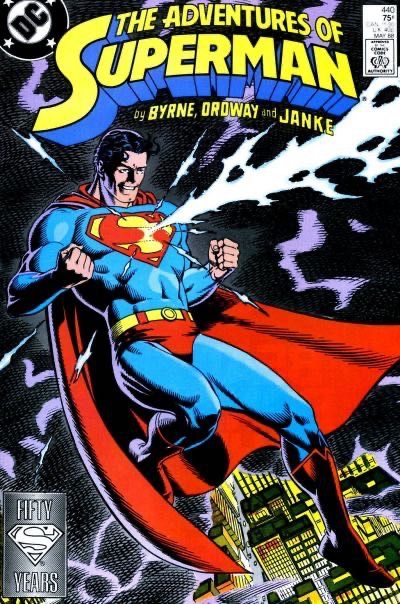 The Adventures of Superman The Hurrieder I Go |  Issue#440A | Year:1988 | Series: Superman | Pub: DC Comics | Direct Edition