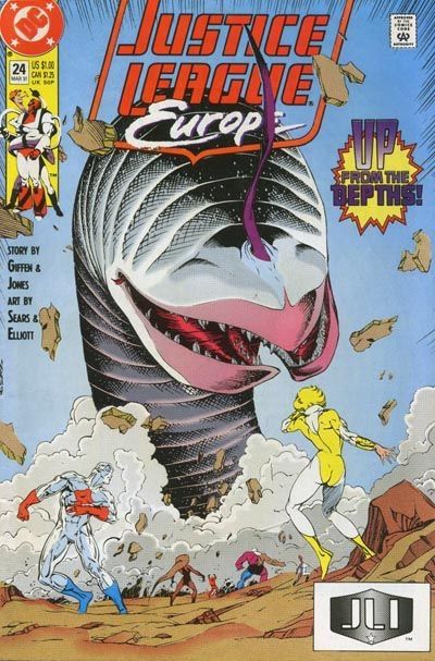 Justice League Europe / International Worm Food |  Issue#24A | Year:1991 | Series: JLA | Pub: DC Comics | Direct Edition