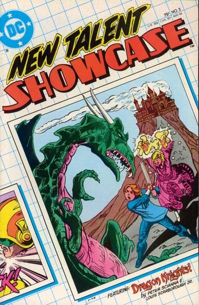 New Talent Showcase, Vol. 1 Return Of The Dragonknights, Pt 1: Isle Of The Kraken; Moon River; Run for the Shadows; Ekko Part 2 |  Issue#5 | Year:1984 | Series:  | Pub: DC Comics |