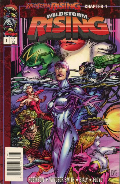 Wildstorm Rising Wildstorm Rising - Part 1 |  Issue#1B | Year:1995 | Series:  | Pub: Image Comics | Newsstand Edition