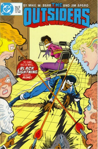Outsiders, Vol. 1 Bentama Means... Betrayal!; A Tale Of Two Kitties! |  Issue#9 | Year:1986 | Series: Outsiders | Pub: DC Comics |