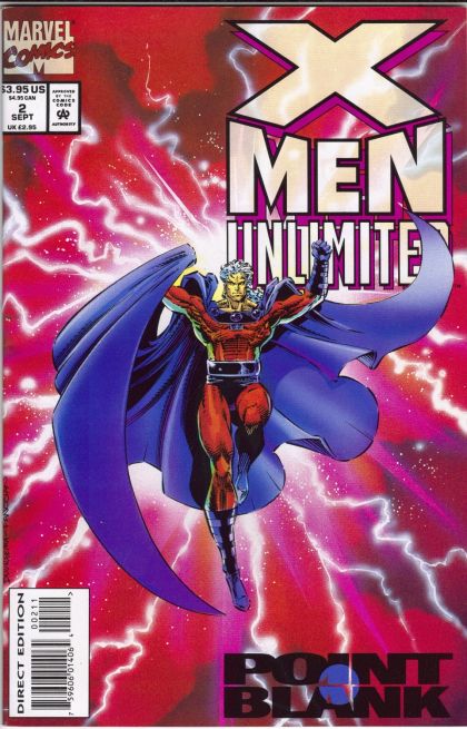 X-Men Unlimited, Vol. 1 Point Blank |  Issue#2A | Year:1993 | Series: X-Men | Pub: Marvel Comics |
