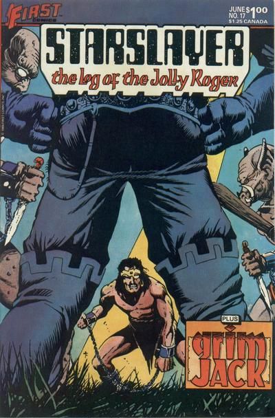 Starslayer, Vol. 1 Betrayal!; Night of the Killer Bunnies |  Issue#17 | Year:1984 | Series: Starslayer | Pub: First Comics |