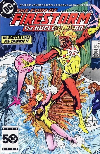 Firestorm, the Nuclear Man, Vol. 2 (1982-1990) Slowly I Turned...Niagara Falls |  Issue#36A | Year:1985 | Series: Firestorm | Pub: DC Comics | Direct Edition